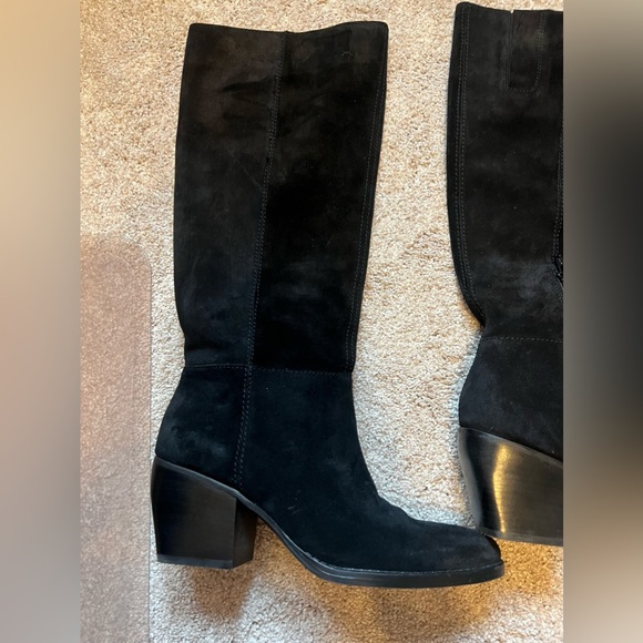 Naturalizer Fae Black Suede Knee High Boot 8M - Picture 6 of 9